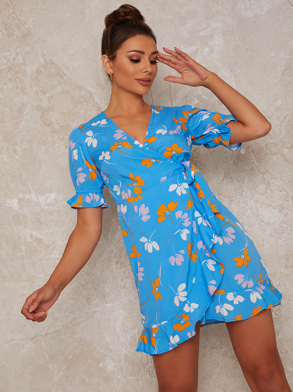 Printed Floral Wrap Dresses for Women – Chi Chi London
